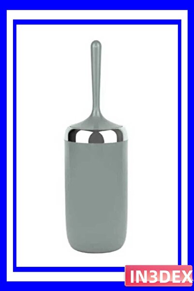 İN3DEX Chrome Plated Toilet Cleaning Brush Decorative Design