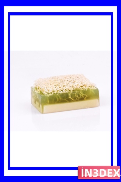 İN3DEX صابون طبيعي من ألياف اليقطين مع خلاصة شجرة الشاي