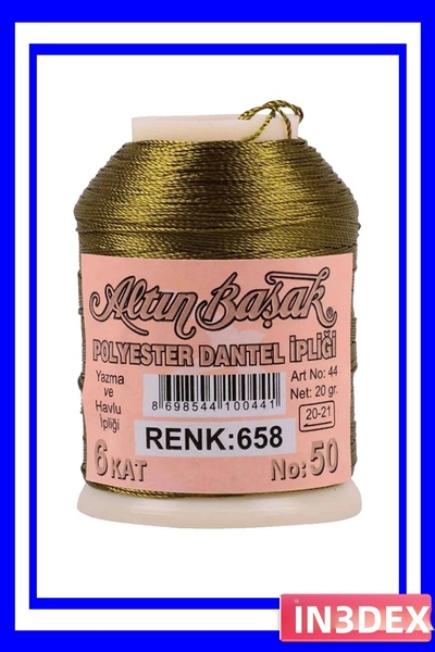 İN3DEX Oya and Lace Embroidery Thread 20 Gram Pack