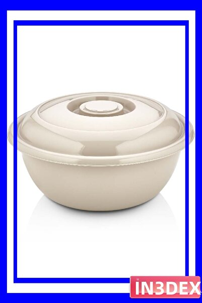 İN3DEX حوض بلاستيكي بغطاء سعة 23 لتر