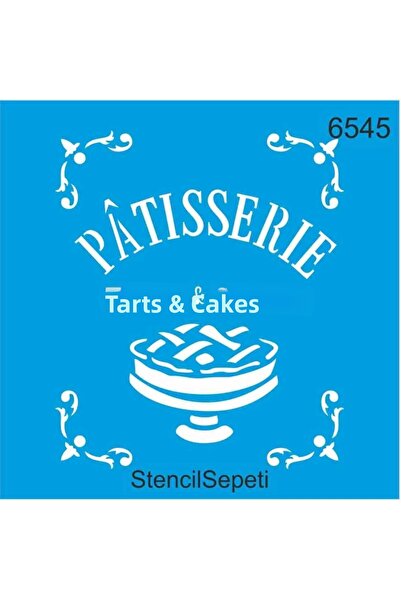 DERYA DESİNG ART قالب استنسل نمط المعجنات St6545 20x20 سم