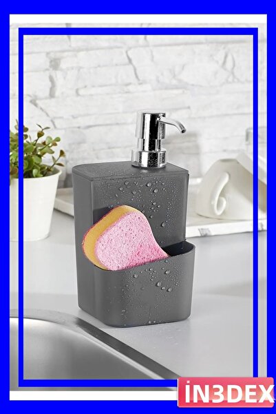 İN3DEX موزع الصابون السائل والمنظفات الذكي مع خزان إسفنجي
