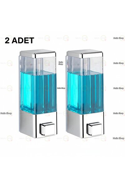 MAİN SHOP 2 bucăți dozator de săpun montat pe perete, fără perforare, dozator...