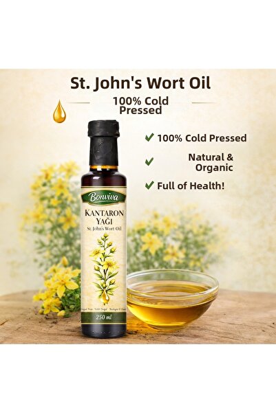 BONVİVA زيت نبتة سانت جون النقي 250 مل