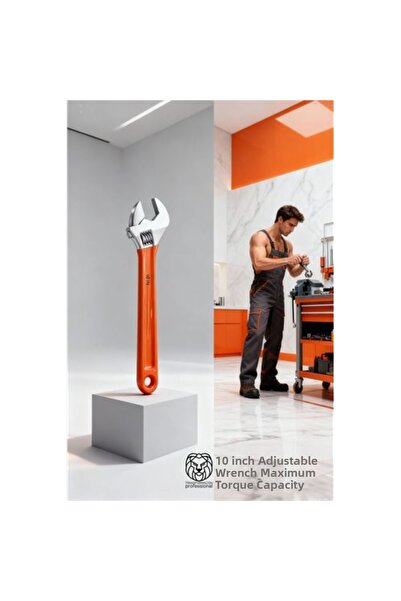 EASERA TİCARET 10 inch wrench spanner - chrome vanadium steel ergonomic insul...