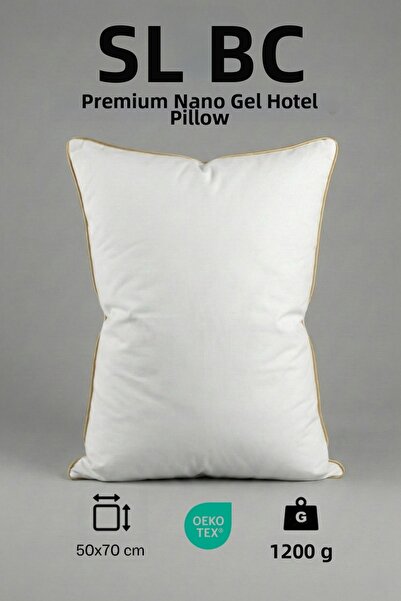 Salbace وسادة فندقية فاخرة من النانو جل 1200 جرام 50x70 سم