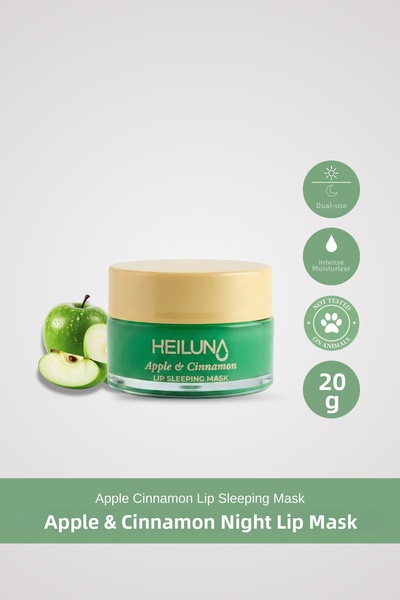 Heiluna Apple and Cinnamon Extract Night Lip Mask 20g |   Nourishing Care wit...