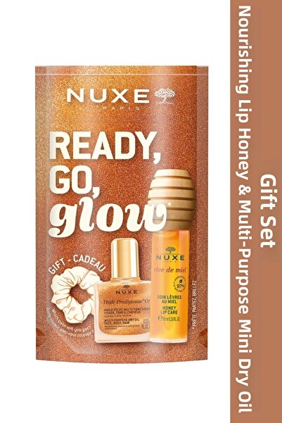 Nuxe Nourishing Lip Honey & Multi-Purpose Mini Dry Oil Gift Set - Buckle Gift