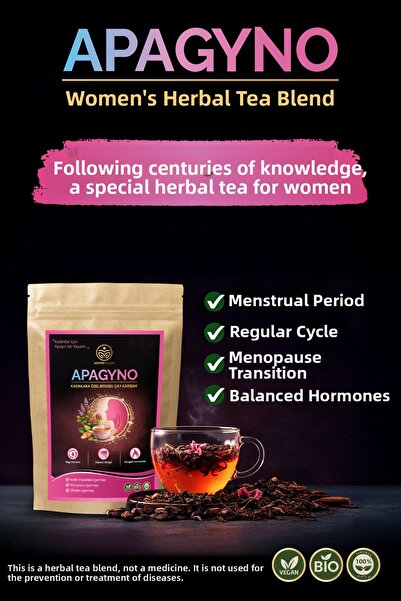 Apayrı Yaşam مزيج شاي عشبي يساعد على توازن الهرمونات، ويعالج حالات الدورة الش...