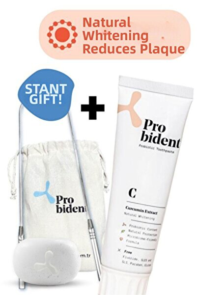 Probident Probiotic Turmeric Added Toothpaste - Whitening and Tongue Cleaning...