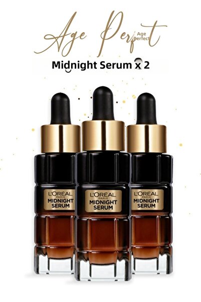 L'Oreal Paris Loreal Paris Age Perfect Midnight Serum 30 ml x 3 Pieces