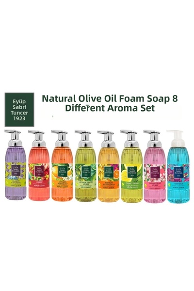 Eyüp Sabri Tuncer صابون رغوي 500 مل 8 قطع