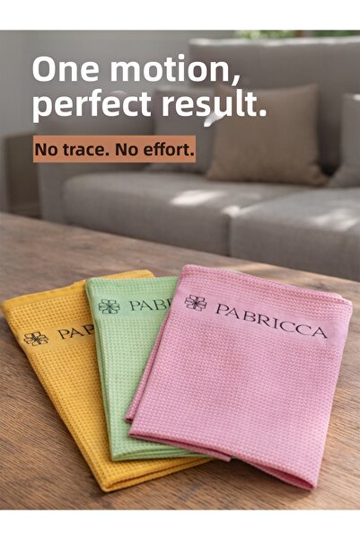 PABRICCA COLLECTIONS. قطعة قماش تنظيف من الألياف الدقيقة 60x33 سم - تمتص الما...