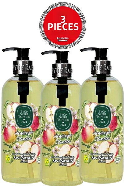 Eyüp Sabri Tuncer Amasya Apple Liquid Soap 500 ml X 3 Pieces