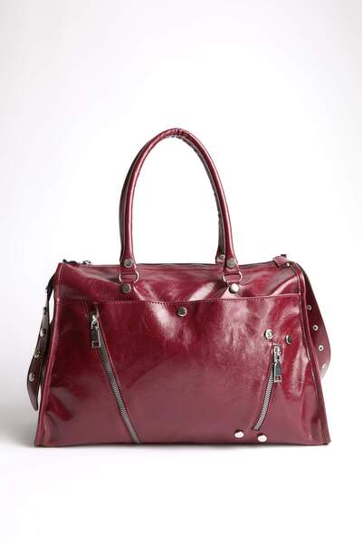 TRENDYOL SHOES Teen Burgundy Maxi Size Γυναικεία Τσάντα Ώμου TAKSS26OC00047