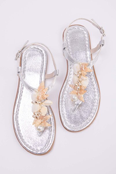 TRENDYOL SHOES Silberfarben