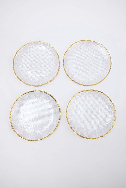 TRENDYOLMİLLA HOME 4-Piece Cake Plate Set Tphss26Tbk00013