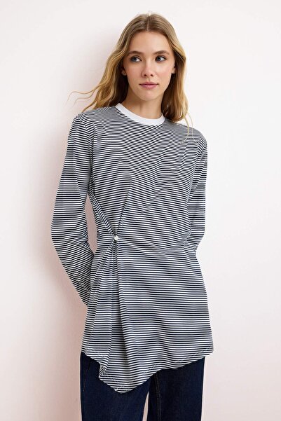 Trendyol Modest Multi-Colored Regular Single Jersey Plain Knitted Tctss26Uk00007