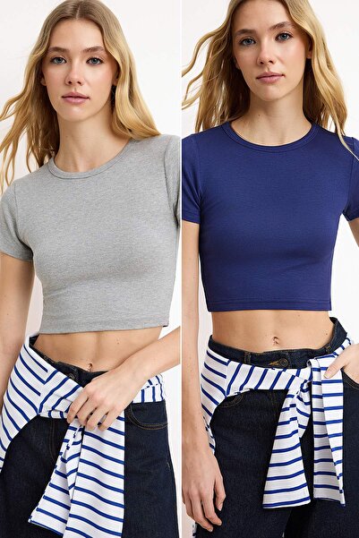 Trendyol Collection Bluză tricotată elastică din viscoză/material moale, în a...