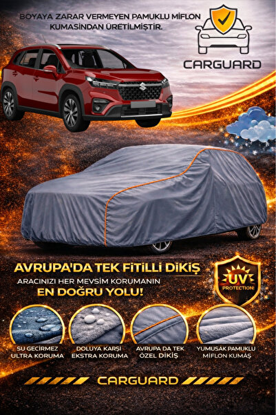 CarGuard Suzuki S-Cross Lüks Araba Brandası Miflonlu Oto Branda Çadır Örtü