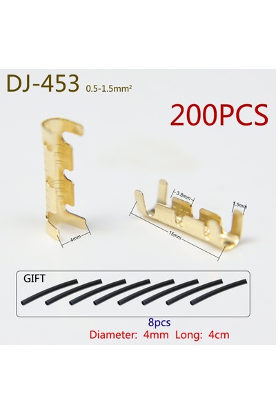 Choice 453U-200pcs 50pcs 100pcs 200pcs Docking Terminal U Type Terminal Tab 0...