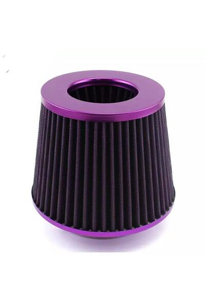 Choice فلتر هواء عالمي برأس فطر أرجواني اللون، 76 مم - بديل عالي الأداء وتدفق...