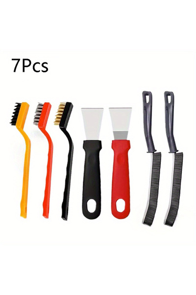 Choice مجموعة أدوات تنظيف متعددة الأسطح مكونة من 7 قطع (5/6/7 قطع) مع فرشاة و...