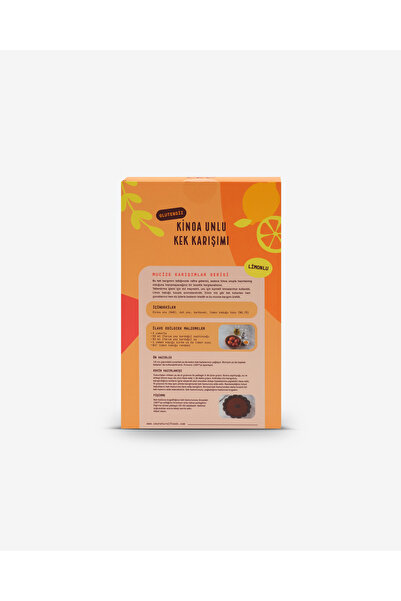 Cey Natural Foods Kinoa Unlu Limonlu Kek Karışımı – Glutensiz ve Rafine Şekersiz Kek Karışımı (265 g)