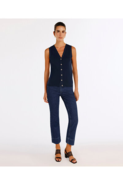 Yargıcı V Neck Front Button Cardigan