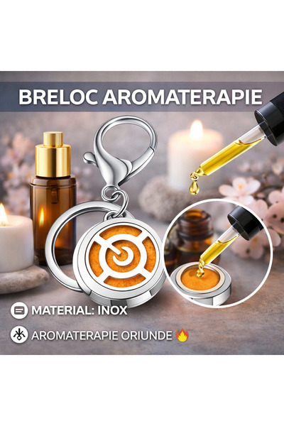 SMARTECH Difuzor breloc pentru aromaterapie cu uleiuri esențiale V20