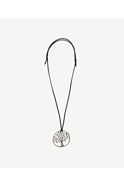 Yargıcı Ağaç Figürlü Uzun Kolye