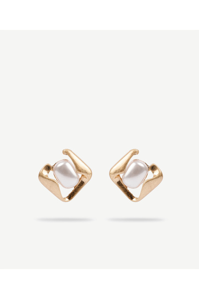 Yargıcı Acrylic Pearl Detailed Earrings