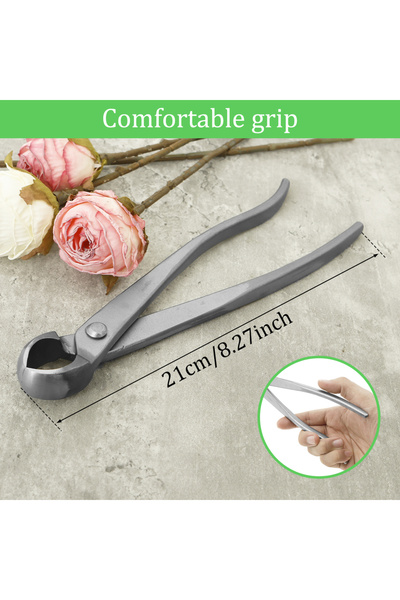 Choice مقص دائري 21 سم، طقم عناية بشجرة الباي، مصنوع من الفولاذ المقاوم للصدأ...