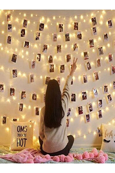 fikirstore 5 Metre 50 Ledli Peri Led Işık Dekoratif Tel Led Aydınlatma