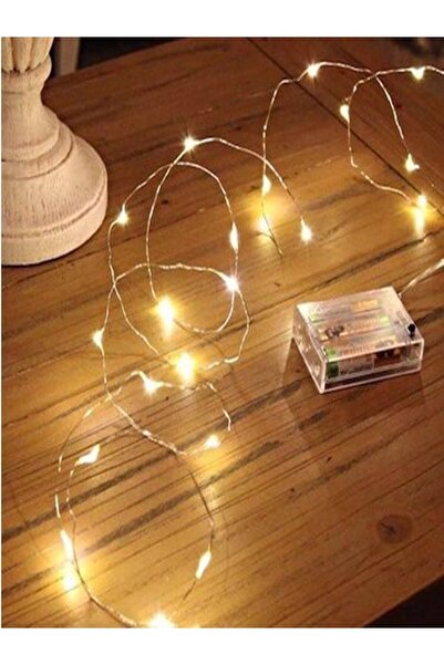 fikirstore 5 Metre 50 Ledli Peri Led Işık Dekoratif Tel Led Aydınlatma