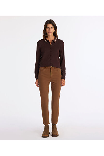 Yargıcı بنطال نحيف بخصر عادي