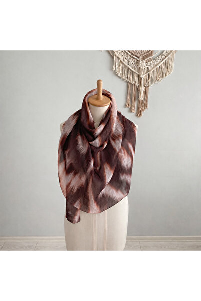 MİNELEŞARP34 Mineşarpt Bamboo Gazelle Pattern Shawl That Cannot Be Ironed Is ...