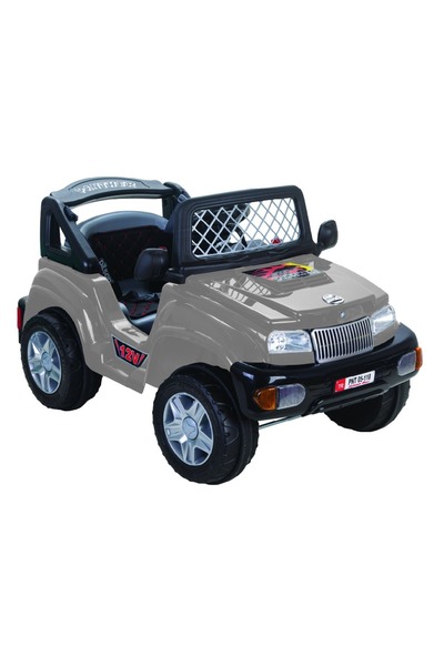 PİLSAN Akülü Araba 12V Panther Siyah – Uzaktan Kumandalı Çocuk Akülü Jeep
