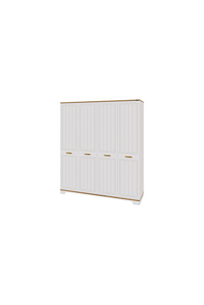 Lajivert Bella 4 Kapaklı Dolap