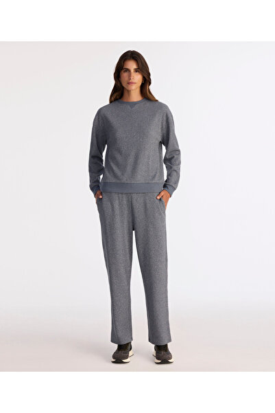 Yargıcı سويت شيرت عادي بأكمام طويلة وياقة دائرية