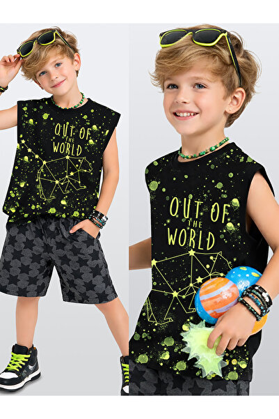 Denokids Out of World Boys T-Shirt Shorts Set
