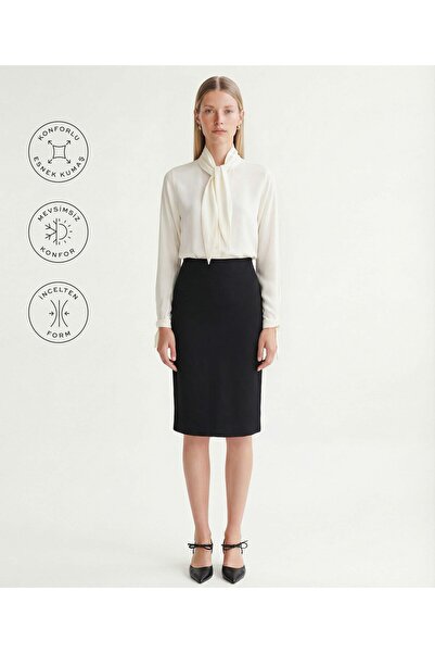 Yargıcı Pencil High Waist Skirt