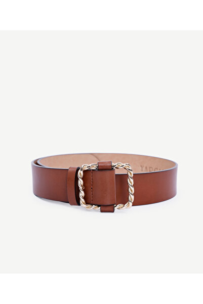 Yargıcı Knitted Buckle Detailed Waist Belt