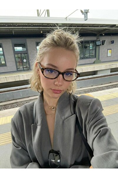 funeyes نظارات كاتي آي ليوبارد للنساء ذات حماية من الضوء الأزرق مع زجاج قابل ...