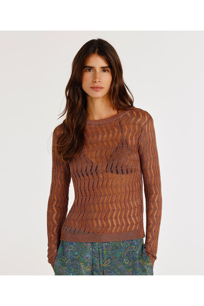 Yargıcı Bisiklet Yaka Uzun Kollu Kazak