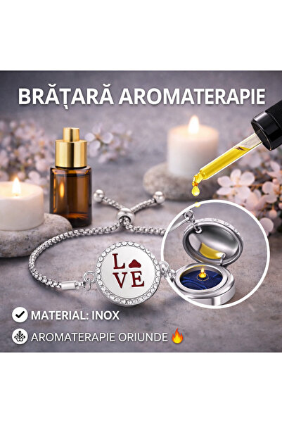 SMARTECH Brățară de aromaterapie, difuzor pentru uleiuri esențiale V18