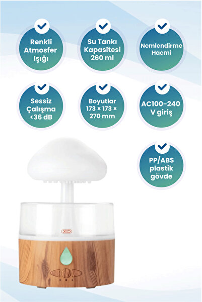 Xo HF10 Flaming Mountain Humidifier (Alevli Dağ Nemlendiricisi)