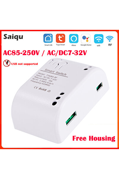 Choice مفتاح أليكسا الذكي DC7-32V Tuya Smart Home 1CH 10A مفتاح واي فاي لاسلك...