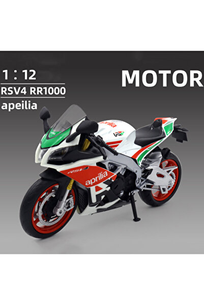 Choice أبريليا بيضاء 1:12 أبريليا RSV4 سوزوكي GSX R1000R نموذج دراجة نارية من...