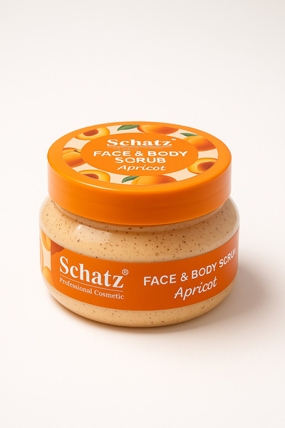 Schatz Şeftali Özlü Yüz ve Vücut Scrub 350 ml. Peach